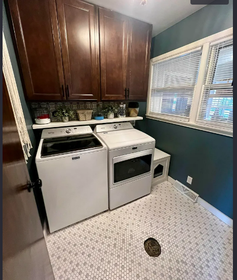 Blackhawk laundry area after