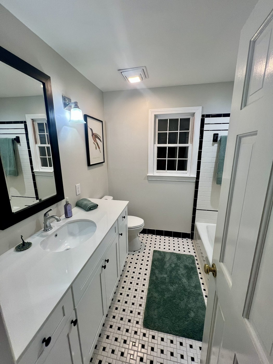Crescent upstairs bathroom after